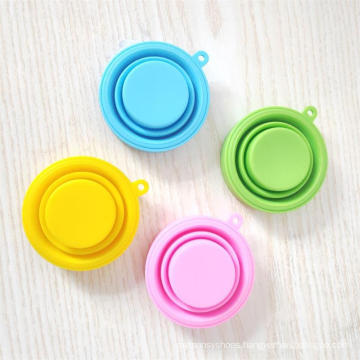 Outdoor High Quality Custom Silicone Collapsible Coffee Cup Retractable Foldable Coffee Cup Silicone Cup For Travel